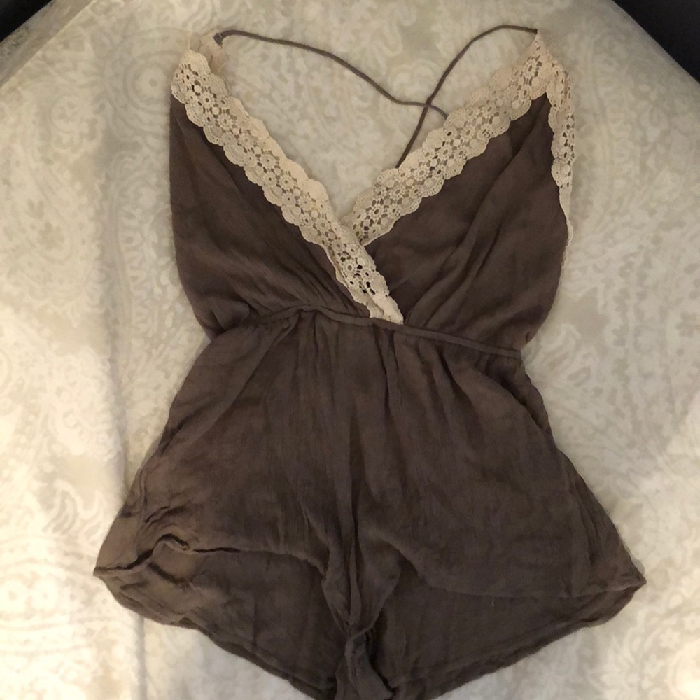 Lulus romper/playsuit - open adjustable back